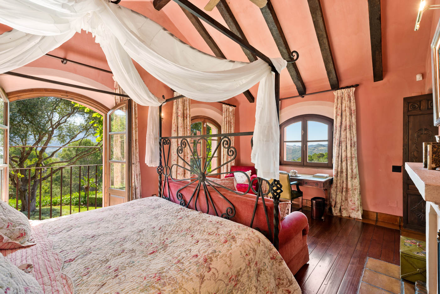 Master bedroom on first floor